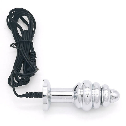 Bipolar Metal Electric Shock Butt Plug by BDStyle