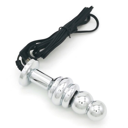 Bipolar Metal Electric Shock Butt Plug by BDStyle