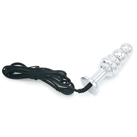 Bipolar Metal Electric Shock Butt Plug - C by BDStyle