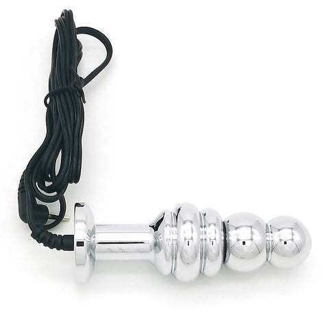 Bipolar Metal Electric Shock Butt Plug - C by BDStyle