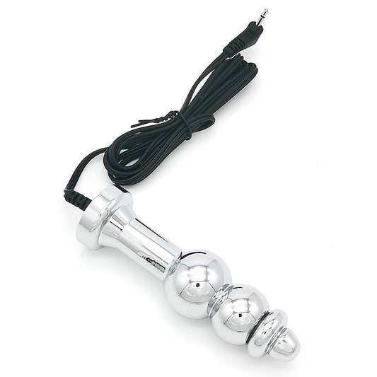Bipolar Metal Electric Shock Butt Plug by BDStyle