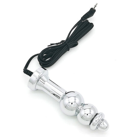 Bipolar Metal Electric Shock Butt Plug by BDStyle