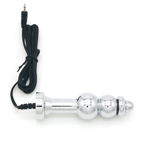 Bipolar Metal Electric Shock Butt Plug by BDStyle