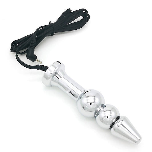 Bipolar Metal Electric Shock Butt Plug by BDStyle