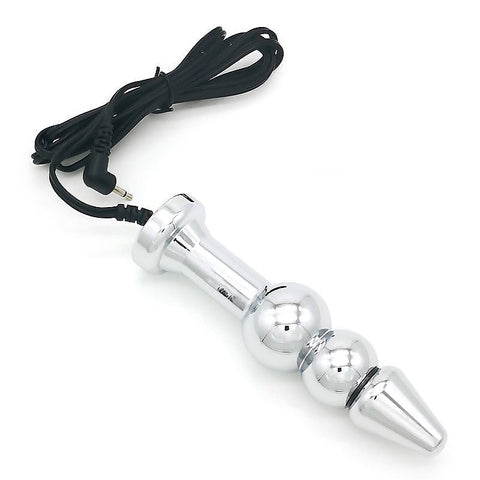 Bipolar Metal Electric Shock Butt Plug by BDStyle