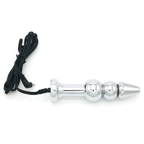 Bipolar Metal Electric Shock Butt Plug by BDStyle