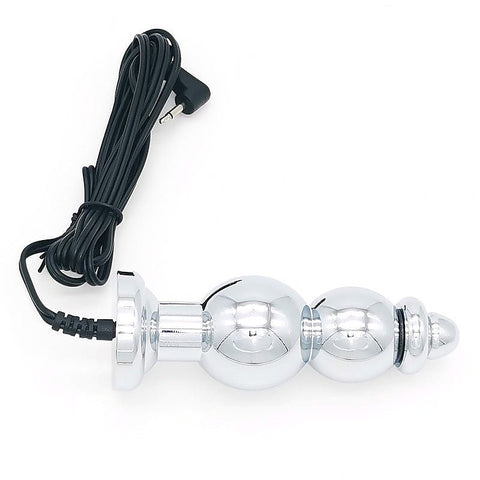Bipolar Metal Electric Shock Butt Plug by BDStyle