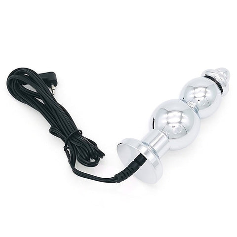 Bipolar Metal Electric Shock Butt Plug by BDStyle