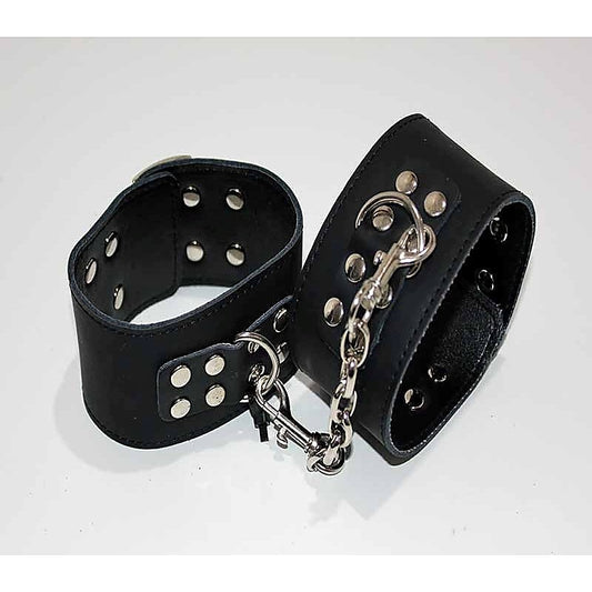 Leather Wrist/Ankle Restraints Studs by BDStyle