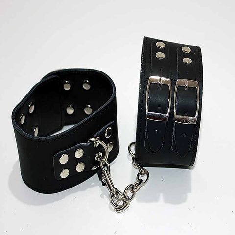 Leather Wrist/Ankle Restraints Studs by BDStyle