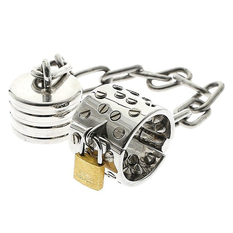 Kali's Teeth with 4 Rows Scrotum Pendant by BDStyle