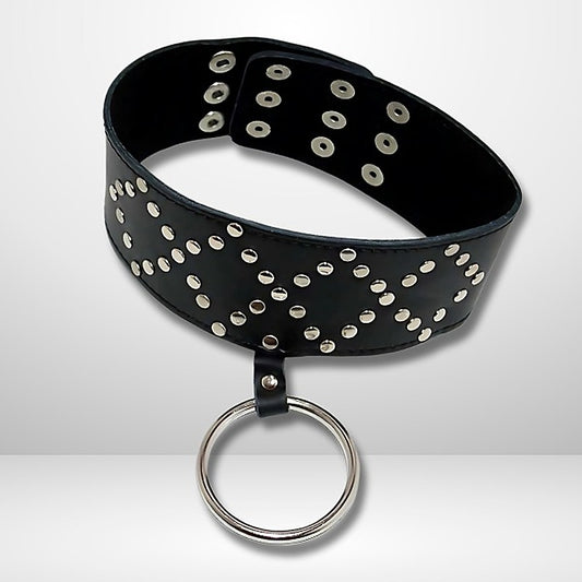 Wyred Slave Studded Posture Collar by BDStyle