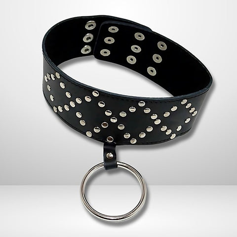 Wyred Slave Studded Posture Collar by BDStyle