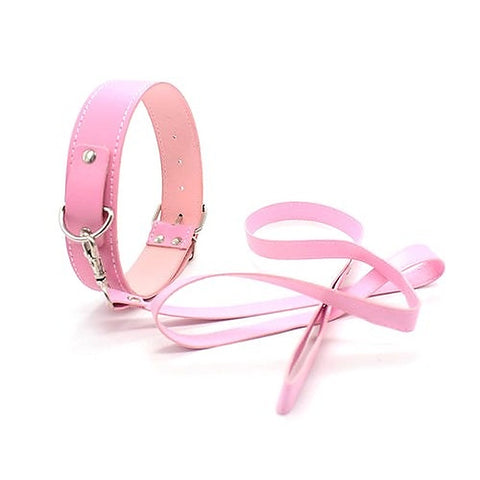 Fur Lined Collar with Leash by BDStyle