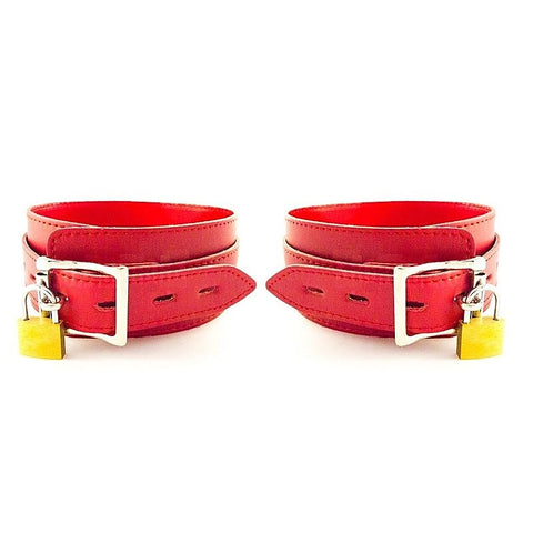 Collar Adjustable Red Thin PVC by BDStyle