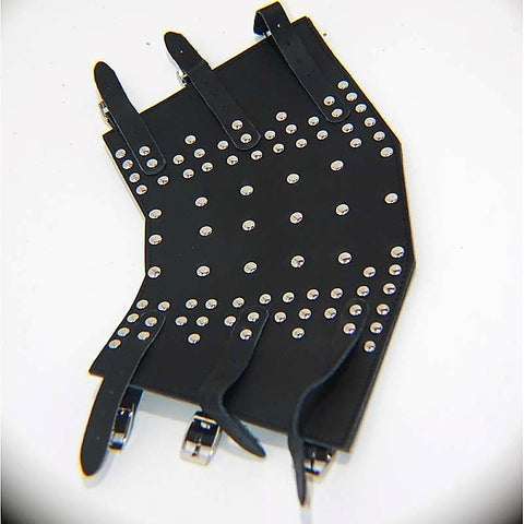 Buckle Up Leather Wrist Cuffs by BDStyle
