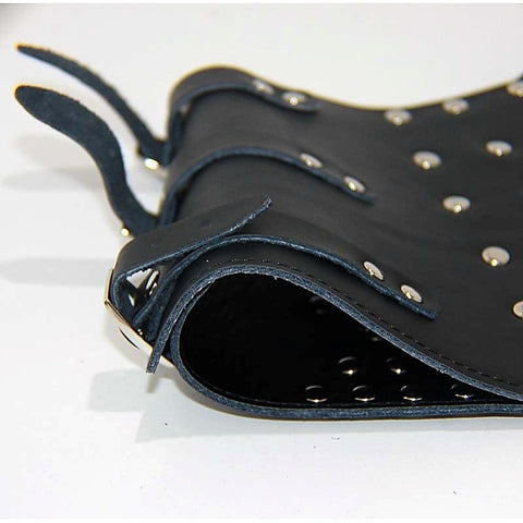 Buckle Up Leather Wrist Cuffs by BDStyle