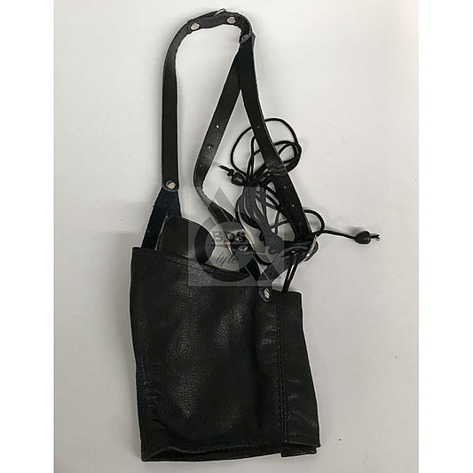 Leather Neck Corset Harness with Stuffer Gag by BDStyle