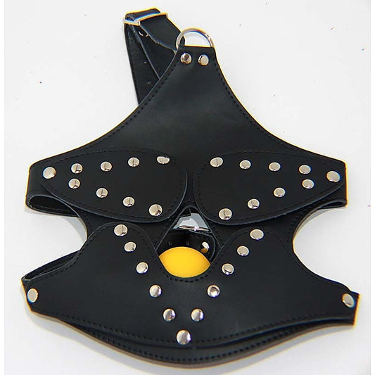 Bondage Mask with Blindfold and Ball Gag by BDStyle