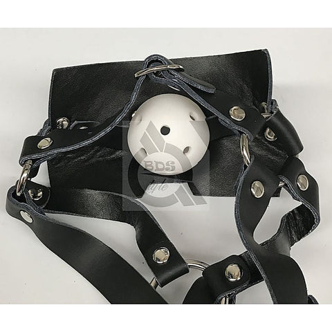Muzzle Bondage Ball Gag Head Harness by BDStyle