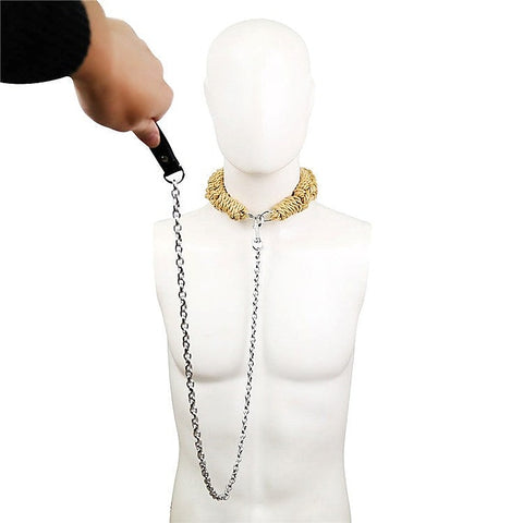 Hemp Rope Bondage Collar by BDStyle