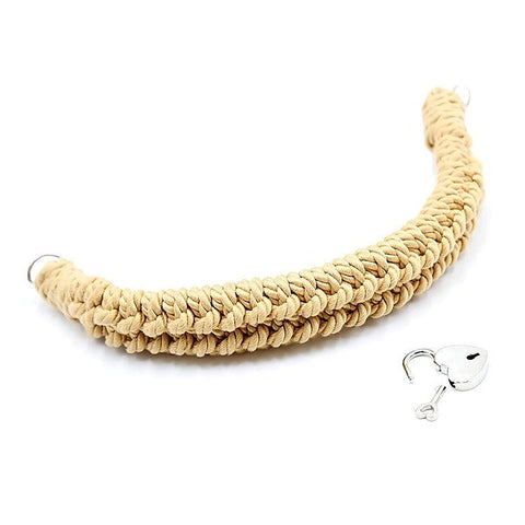 Hemp Rope Bondage Collar by BDStyle