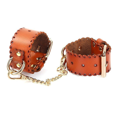 Real Leather Handcuffs by BDStyle