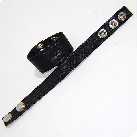 Double Trouble BDSM Strap Cock Ring with Studs by BDStyle