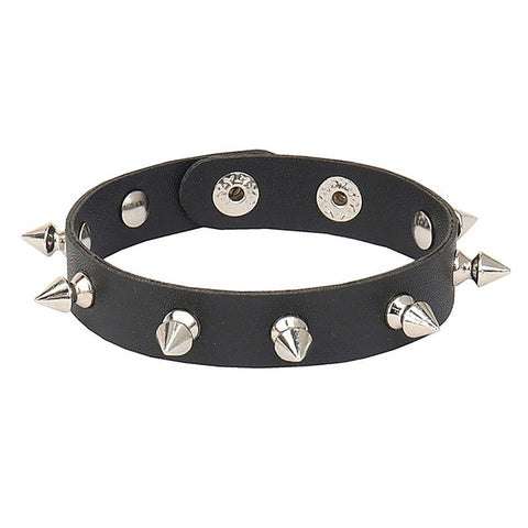 Spiked Leather Cock Ring by BDStyle