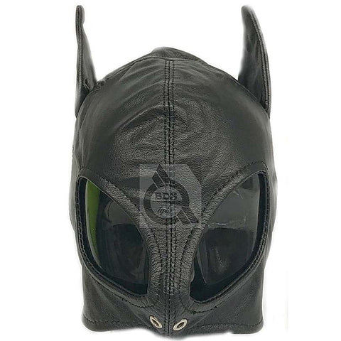 Wicked Wench Leather Feline Hood by BDStyle