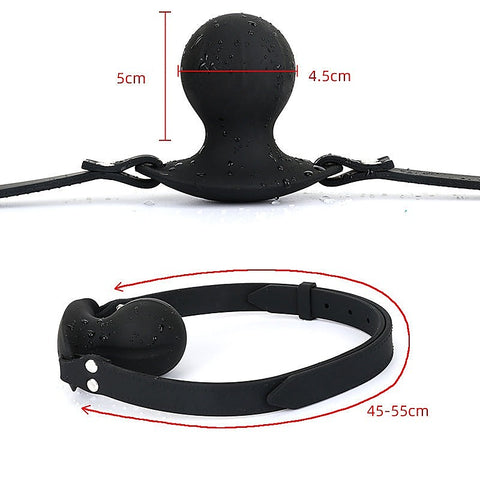 Electric Shock Ball Mouth Gag by BDStyle
