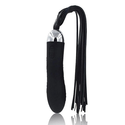 Deluxe Silicone Whip Vibrating Anal Plug by BDStyle