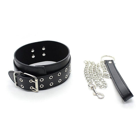 Pins Buckle Collar With D-Ring by BDStyle