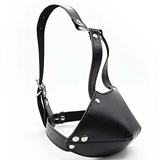 Thin Bondage Face Harness & Ball Gag by BDStyle