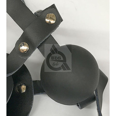 Head Harness Blindfold & Ball Gag by BDStyle