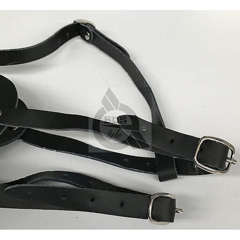 Head Harness Blindfold & Ball Gag by BDStyle
