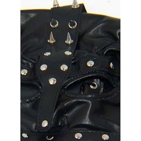Spiked Bondage Hood Leather by BDStyle