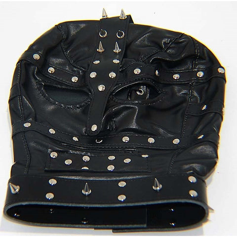 Spiked Bondage Hood PVC by BDStyle