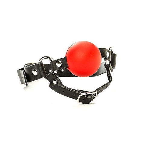 BDSM Ball Gag with Chin Strap Thin by BDStyle