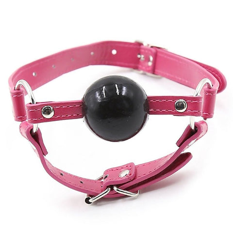 BDSM Ball Gag with Chin Strap Thin by BDStyle