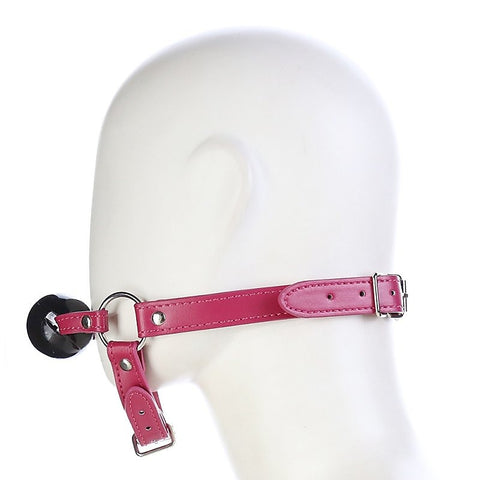 BDSM Ball Gag with Chin Strap Thin by BDStyle