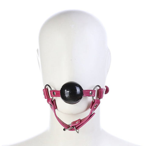 BDSM Ball Gag with Chin Strap Thin by BDStyle