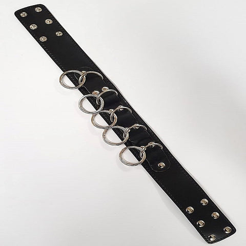 Wild Cat Slaves Collar with Metal O-rings by BDStyle
