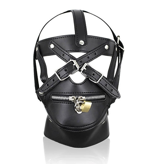 BDSM Hood Harness & Muzzle Thin by BDStyle