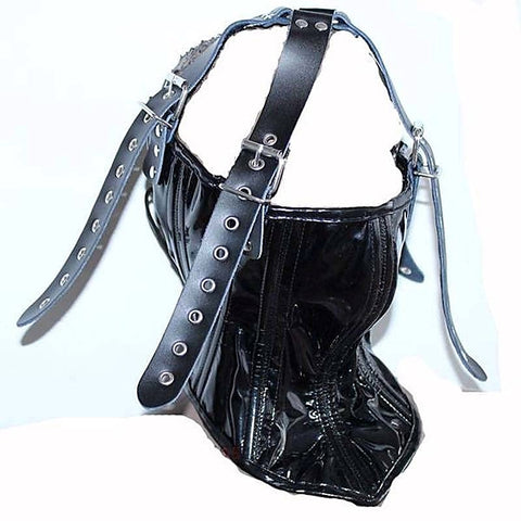 Neck Corset Head Harness Leather by BDStyle