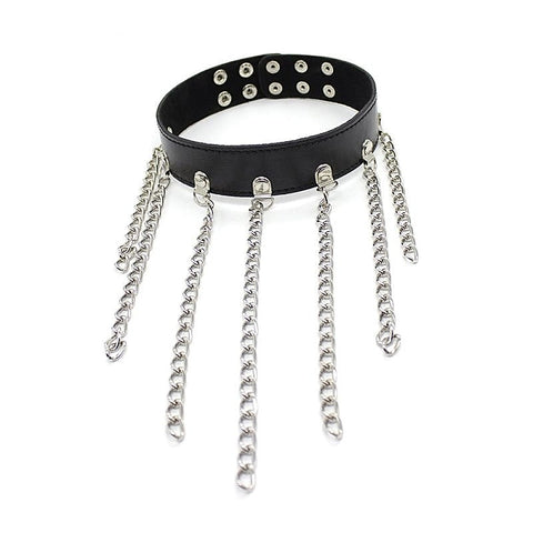 Neck Collar With Chains by BDStyle