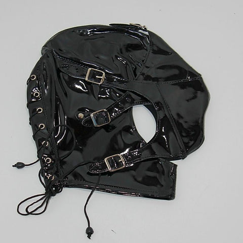 Multiplex Bondage Hood Leather by BDStyle