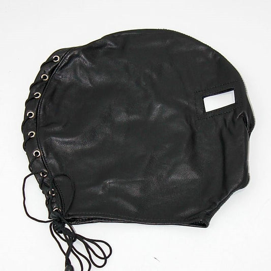 Open Eyed BDSM Hood Leather by BDStyle