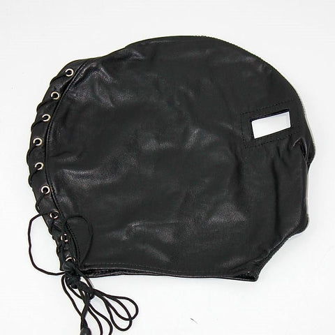 Open Eyed BDSM Hood Leather by BDStyle