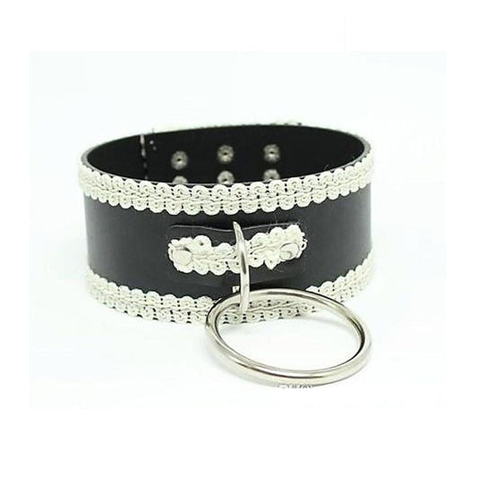 Lustful Studded and Laced Collar Heavy by BDStyle